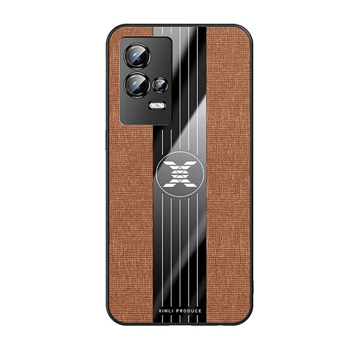 Ultra-thin Silicone Gel Soft Case Cover S01 for Vivo iQOO 8 Pro 5G Brown