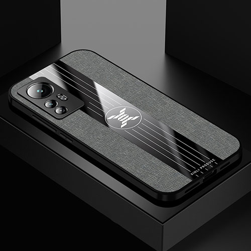 Ultra-thin Silicone Gel Soft Case Cover S01 for Xiaomi Mi 12 Pro 5G Gray