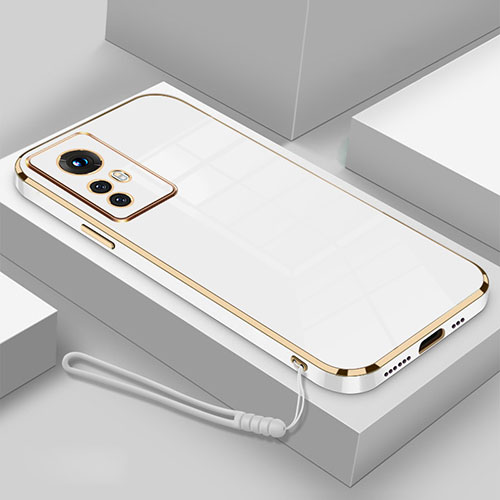 Ultra-thin Silicone Gel Soft Case Cover S01 for Xiaomi Mi 12T Pro 5G White