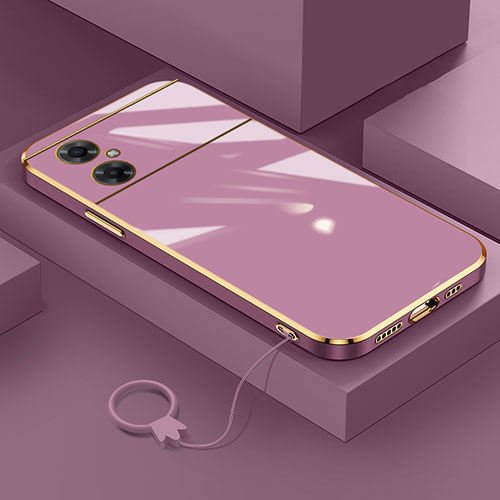 Ultra-thin Silicone Gel Soft Case Cover S01 for Xiaomi Redmi Note 11R 5G Purple