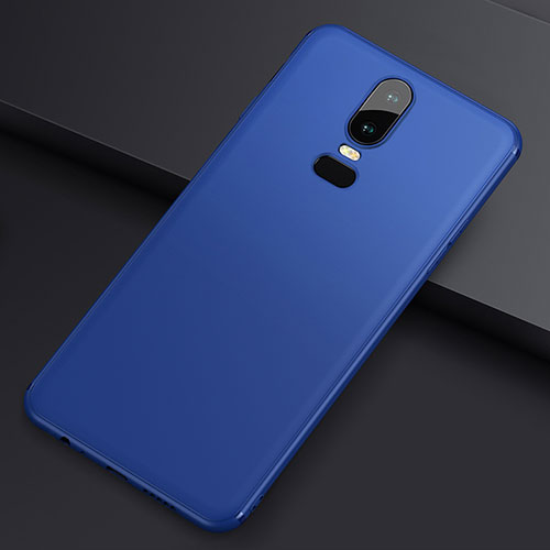 Ultra-thin Silicone Gel Soft Case Cover S02 for OnePlus 6 Blue