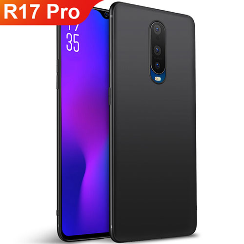 Ultra-thin Silicone Gel Soft Case Cover S02 for Oppo R17 Pro Black