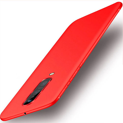 Ultra-thin Silicone Gel Soft Case Cover S02 for Oppo RX17 Pro Red