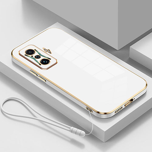 Ultra-thin Silicone Gel Soft Case Cover S02 for Xiaomi Poco F4 GT 5G White