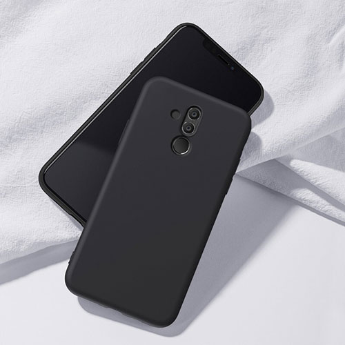 Ultra-thin Silicone Gel Soft Case Cover S04 for Huawei Mate 20 Lite Black