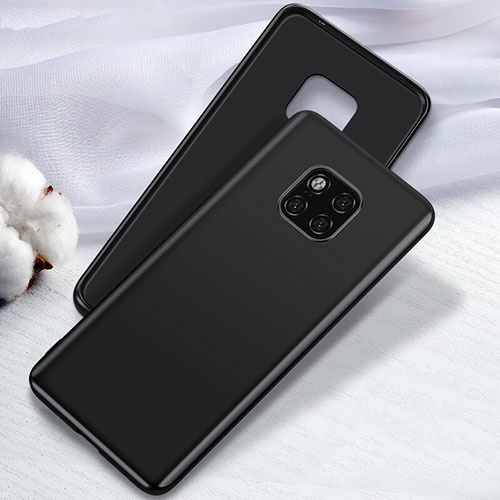 Ultra-thin Silicone Gel Soft Case Cover S04 for Huawei Mate 20 Pro Black