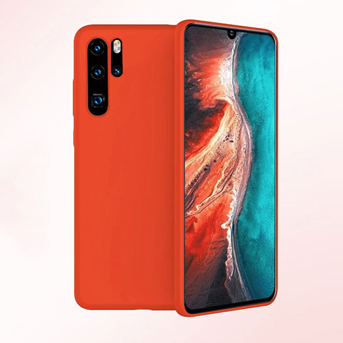 Ultra-thin Silicone Gel Soft Case Cover S04 for Huawei P30 Pro Red