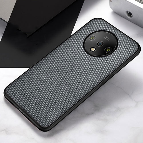 Ultra-thin Silicone Gel Soft Case Cover S04 for OnePlus 7T Gray