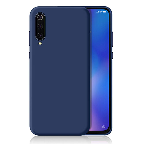Ultra-thin Silicone Gel Soft Case Cover S04 for Xiaomi Mi 9 Blue