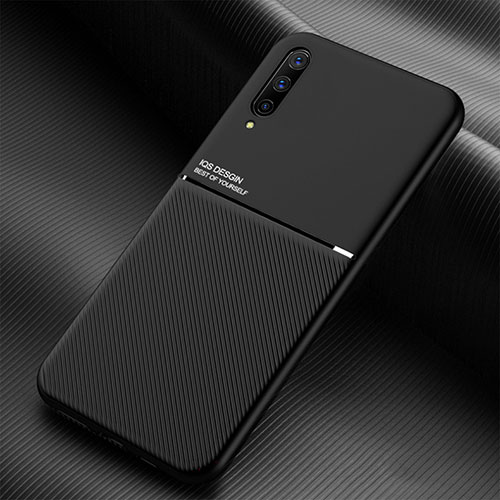 Ultra-thin Silicone Gel Soft Case Cover with Magnetic for Samsung Galaxy A50S Black