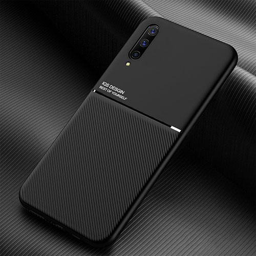 Ultra-thin Silicone Gel Soft Case Cover with Magnetic for Samsung Galaxy A70 Black