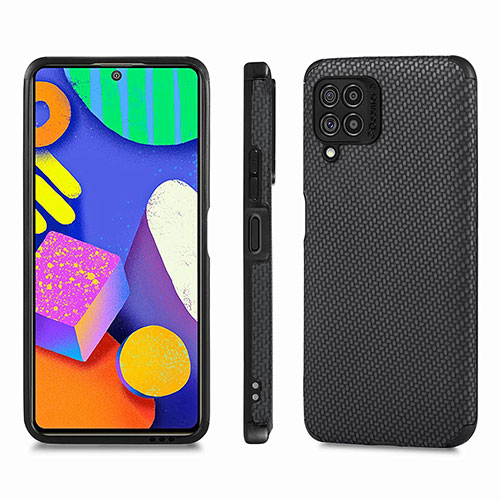 Ultra-thin Silicone Gel Soft Case Cover with Magnetic S03D for Samsung Galaxy M62 4G Black