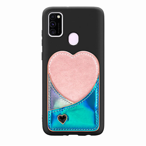 Ultra-thin Silicone Gel Soft Case Cover with Magnetic S10D for Samsung Galaxy M30s Blue