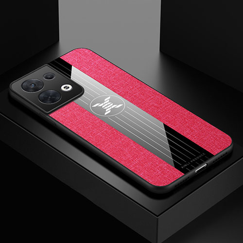 Ultra-thin Silicone Gel Soft Case Cover X01L for Oppo Reno9 Pro 5G Red