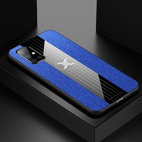 Ultra-thin Silicone Gel Soft Case Cover X01L for Samsung Galaxy A51 4G Blue