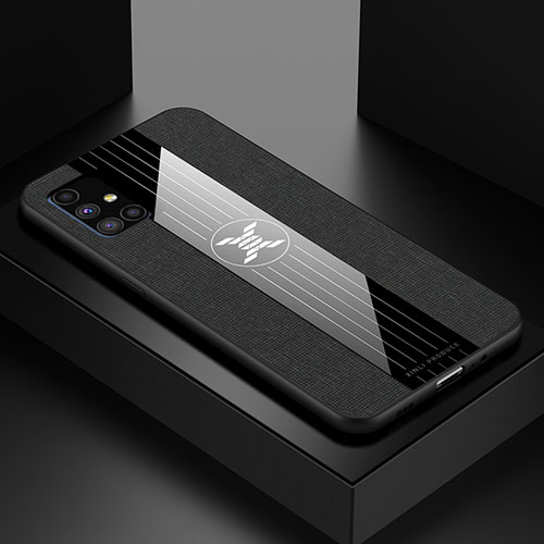 Ultra-thin Silicone Gel Soft Case Cover X01L for Samsung Galaxy M51 Black