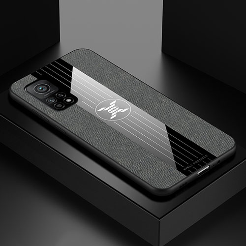 Ultra-thin Silicone Gel Soft Case Cover X01L for Xiaomi Mi 10T 5G Gray