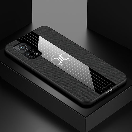 Ultra-thin Silicone Gel Soft Case Cover X01L for Xiaomi Mi 10T Pro 5G Black