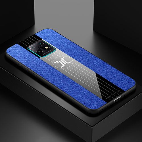 Ultra-thin Silicone Gel Soft Case Cover X01L for Xiaomi Redmi 10X 5G Blue