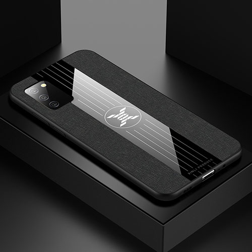 Ultra-thin Silicone Gel Soft Case Cover X02L for Samsung Galaxy A03s Black