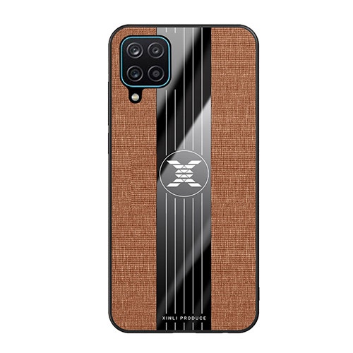 Ultra-thin Silicone Gel Soft Case Cover X02L for Samsung Galaxy A12 Nacho Brown