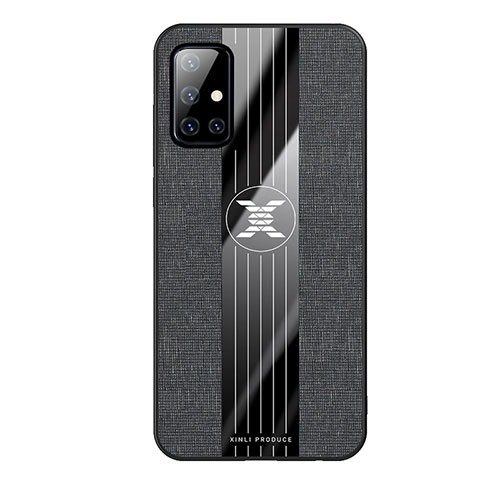 Ultra-thin Silicone Gel Soft Case Cover X02L for Samsung Galaxy A51 4G Black