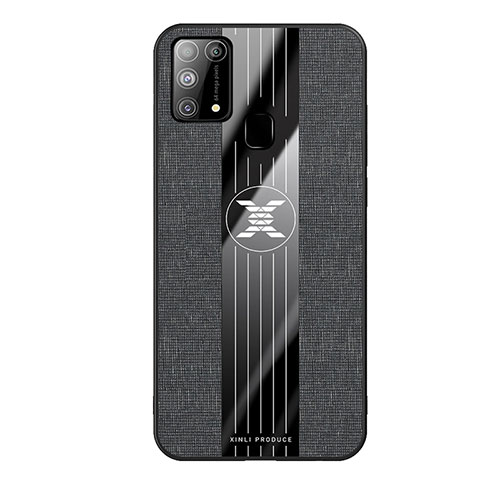 Ultra-thin Silicone Gel Soft Case Cover X02L for Samsung Galaxy M21s Black
