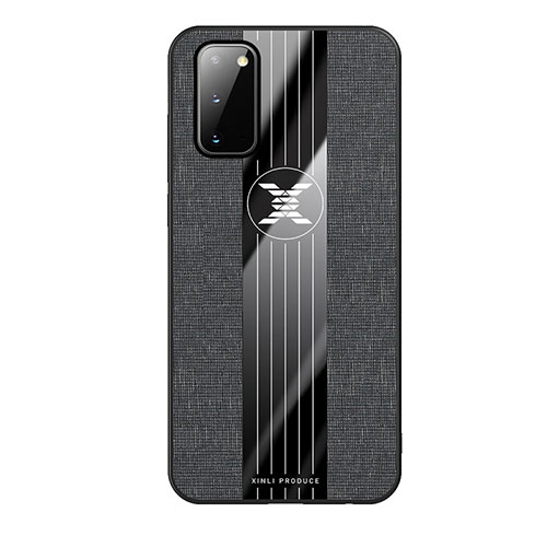 Ultra-thin Silicone Gel Soft Case Cover X02L for Samsung Galaxy S20 5G Black