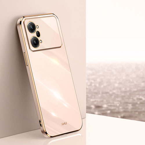 Ultra-thin Silicone Gel Soft Case Cover XL1 for Oppo K10 Pro 5G Gold