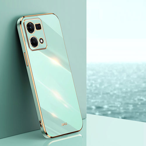 Ultra-thin Silicone Gel Soft Case Cover XL1 for Oppo Reno7 4G Green