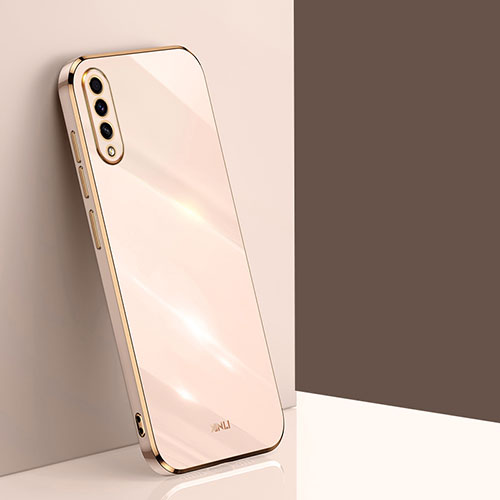 Ultra-thin Silicone Gel Soft Case Cover XL1 for Samsung Galaxy A50S Gold