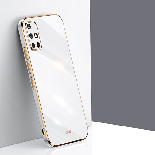Ultra-thin Silicone Gel Soft Case Cover XL1 for Samsung Galaxy A51 4G White
