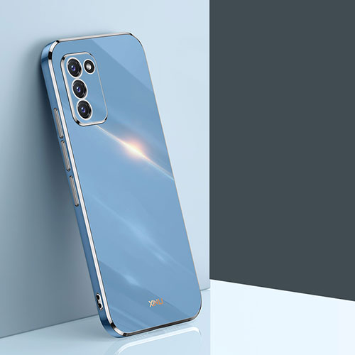 Ultra-thin Silicone Gel Soft Case Cover XL1 for Samsung Galaxy S20 FE (2022) 5G Blue
