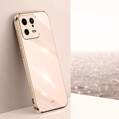 Ultra-thin Silicone Gel Soft Case Cover XL1 for Xiaomi Mi 13 5G Gold