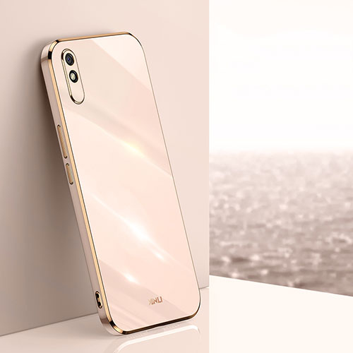 Ultra-thin Silicone Gel Soft Case Cover XL1 for Xiaomi Redmi 9AT Gold