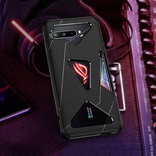 Ultra-thin Silicone Gel Soft Case Cover ZJ1 for Asus ROG Phone 3 Black