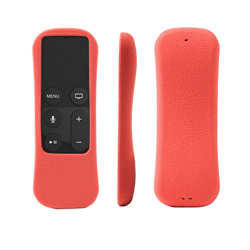 Ultra-thin Silicone Gel Soft Case for Apple TV 4 Red
