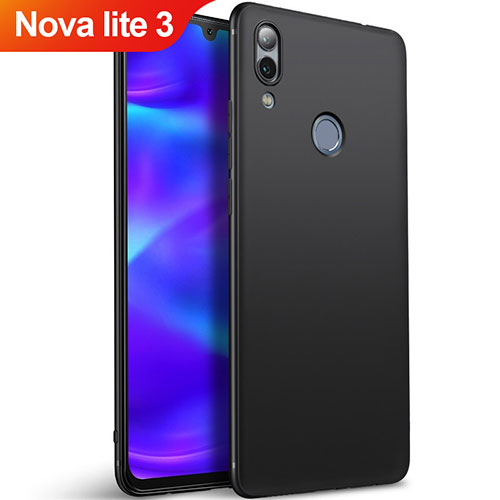 Ultra-thin Silicone Gel Soft Case for Huawei Nova Lite 3 Black