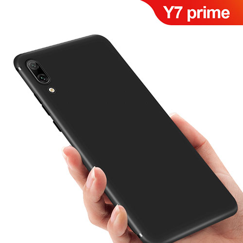 Ultra-thin Silicone Gel Soft Case for Huawei Y7 Prime (2019) Black