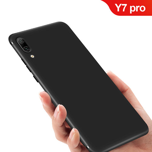 Ultra-thin Silicone Gel Soft Case for Huawei Y7 Pro (2019) Black