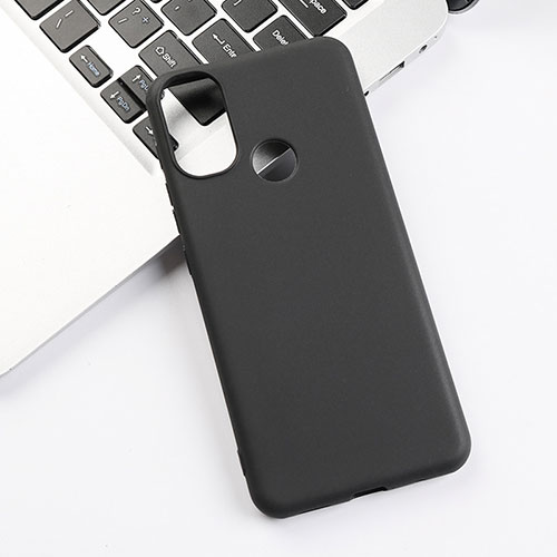 Ultra-thin Silicone Gel Soft Case for Motorola Moto E20 Black