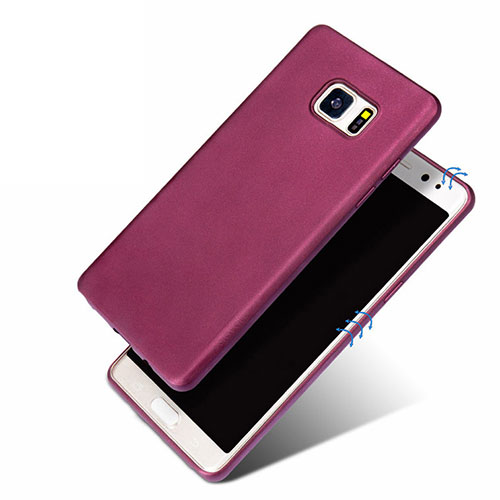 Ultra-thin Silicone Gel Soft Case for Samsung Galaxy Note 7 Purple