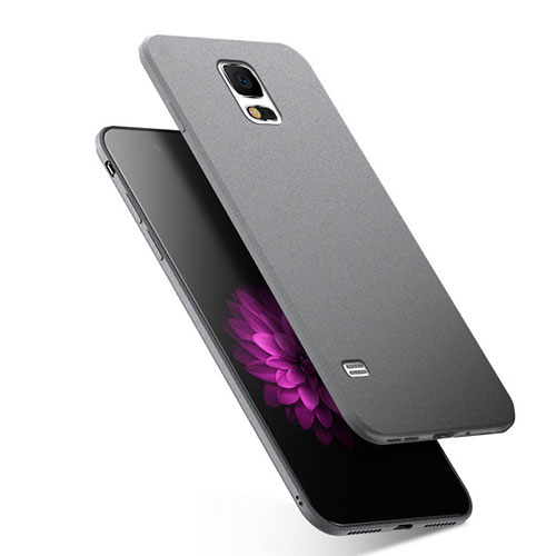 Ultra-thin Silicone Gel Soft Case for Samsung Galaxy S5 Duos Plus Gray