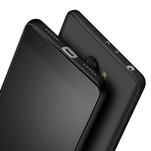 Ultra-thin Silicone Gel Soft Case for Xiaomi Redmi 4 Standard Edition Black