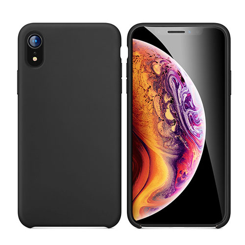 Ultra-thin Silicone Gel Soft Case S01 for Apple iPhone XR Black