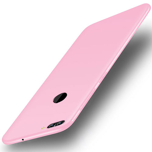 Ultra-thin Silicone Gel Soft Case S01 for Huawei Enjoy 8 Plus Pink