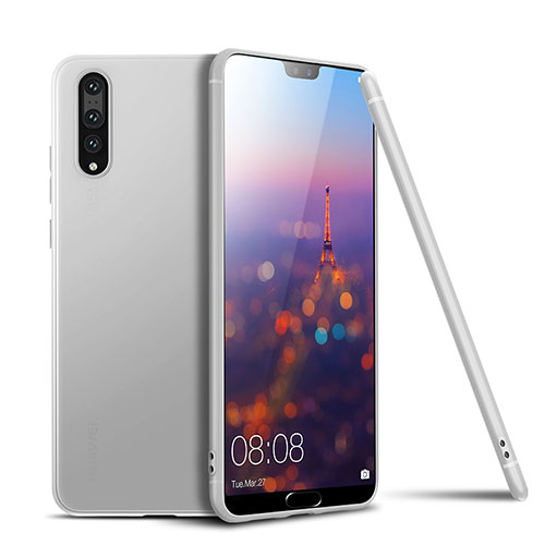 Ultra-thin Silicone Gel Soft Case S01 for Huawei P20 Pro White