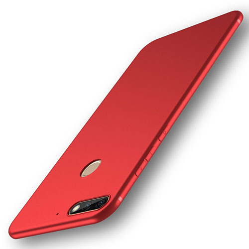 Ultra-thin Silicone Gel Soft Case S01 for Huawei Y7 (2018) Red