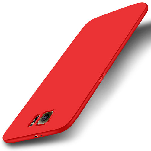 Ultra-thin Silicone Gel Soft Case S01 for Samsung Galaxy S6 Duos SM-G920F G9200 Red