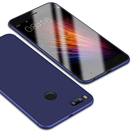 Ultra-thin Silicone Gel Soft Case S01 for Xiaomi Mi A1 Blue